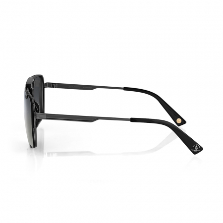 Ochelari de soare negri, pentru barbati, Santa Barbara Polo Sunglasses, SB1128-1 [1]
