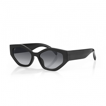 Fashion - Ochelari de soare negri, pentru dama, Daniel Klein Sunglasses, DK4317-1