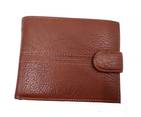 Pachet Promo Portofel de piele si Curea de barbati maro 125cm, LY1114-125-188 [2]