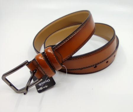 Pachet Promo Portofel de piele si Curea de barbati maro 125cm, LY1925-115-188 [4]