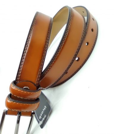 Pachet Promo Portofel de piele si Curea de barbati maro 125cm, LY1925-115-188 [2]