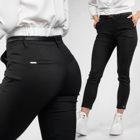 Pantaloni office negri, M.Sara DM5810Z-3 [1]