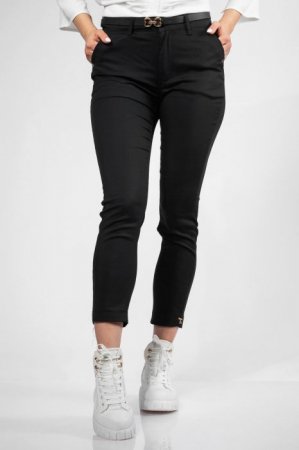 Pantaloni office negri, M.Sara DM5810Z-3 [0]