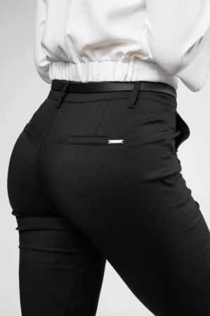 Pantaloni office negri, M.Sara DM5810Z-3 [2]