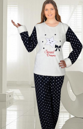 Pijama Cocolino din două piese pentru fete, culoare roz, 6-14 ani [1]