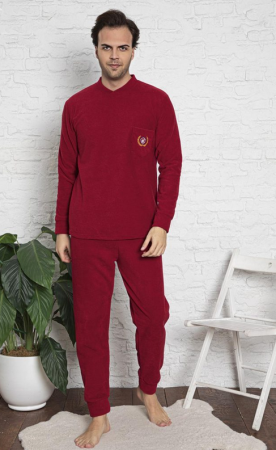 Pijama din două piese,barbati, Material polar, Lux,  Baki30, 100%micro [1]