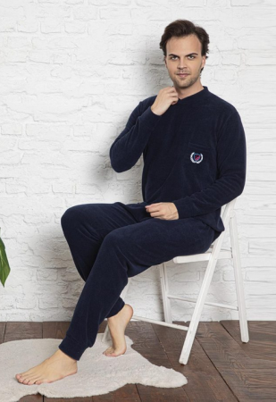 Pijama din două piese,barbati, Material polar, Lux,  Baki29, 100%micro [1]