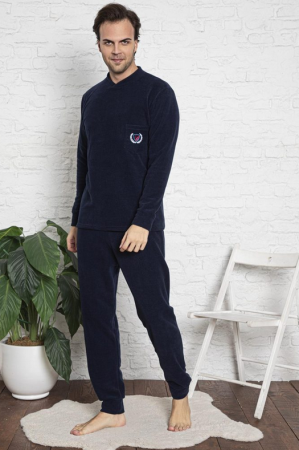 Pijama din două piese,barbati, Material polar, Lux,  Baki29, 100%micro [0]