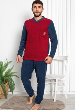 Pijama din două piese,barbati, Material polar, Lux,  Baki34 100%micro [1]