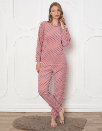 Pijama FEMEI polar, din două piese, Material 100% micro, Lux,  BAK501 [1]