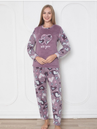 Pijama FEMEI polar si cocolino din două piese, Material 100% micro, Lux,  BAK313 [1]