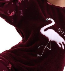 Pijama femei cocolino serie mare Battal, din două piese, Material 100% micro, MIRA 4461 [1]