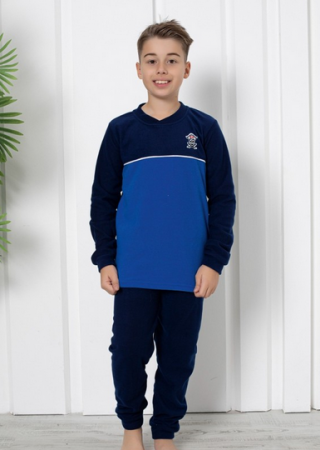 Pijamale de copii - Pijama Polar din două piese pentru baieti, 6-14 ani, BAK20