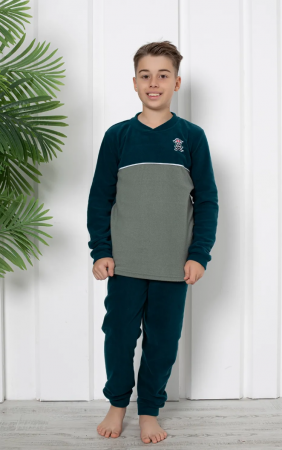 Pijama Polar din două piese pentru baieti, 6-14 ani, BAK18 Pijama Polar din două piese pentru baieti, 6-14 ani, BAK18