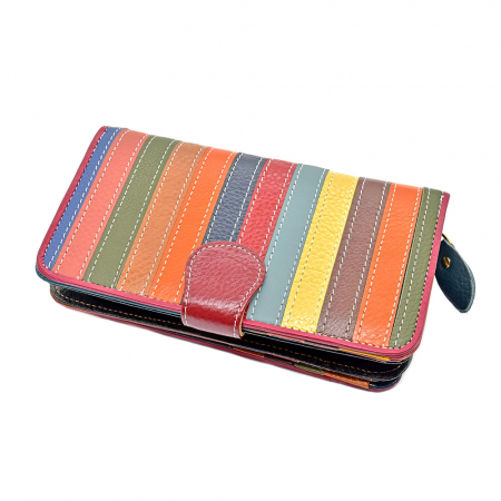 Portofel Angel Din Piele Naturala Multicolor [0]