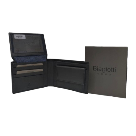 Portofel Biagiotti Uomo Piele Bleumarin [1]