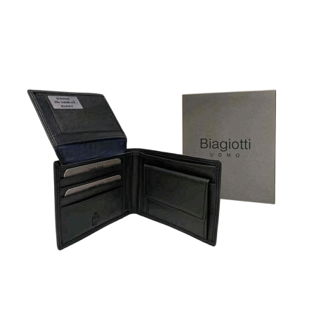 Portofel Biagiotti Uomo Piele Negru [1]