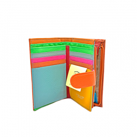 Portofel Centro Pelle Din Piele Naturala Portocaliu [1]