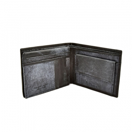 Portofel Coveri Din Piele Naturala Negru [1]