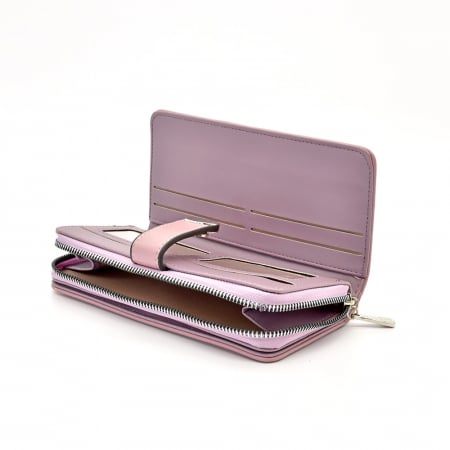Portofel Dama Piele Ecologica Mov Mia [1]