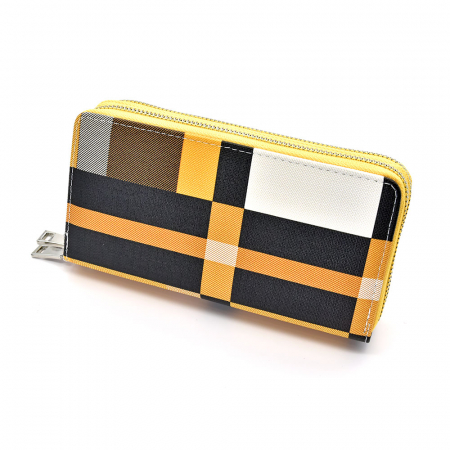 Portofel Daphne Din Piele Ecologica Galbena Pentru Dama [0]