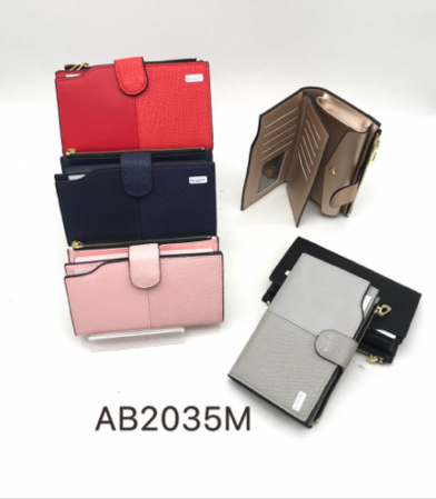 Portofel de dama din piele ecologica AB2035M GOLDEN [2]