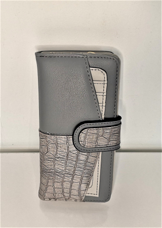 Portofel de dama din piele ecologica AB601L gri [0]