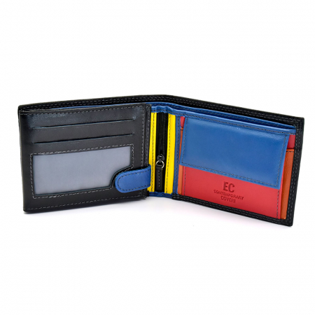 Portofel Din Piele Naturala Neagra Pentru Barbati, Coveri [1]