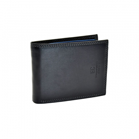 Portofel Din Piele Naturala Neagra Pentru Barbati, Coveri [0]