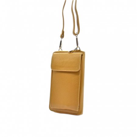 Portofel Din Piele Naturala Ocru [2]