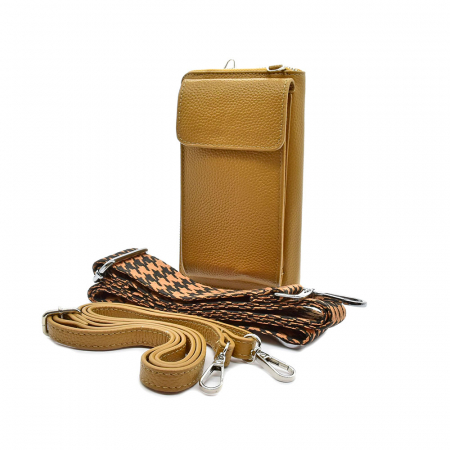 Portofel Din Piele Naturala Ocru [0]