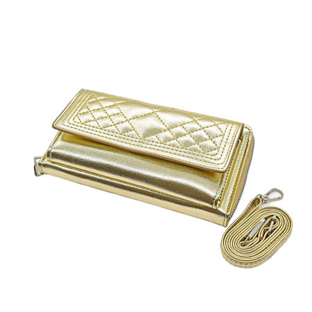 Portofel Lucy Din Piele Ecologica Auriu [0]