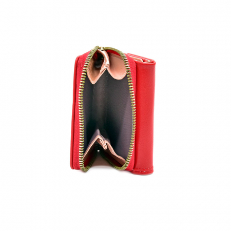Portofel Lucy Din Piele Ecologica Rosu [2]