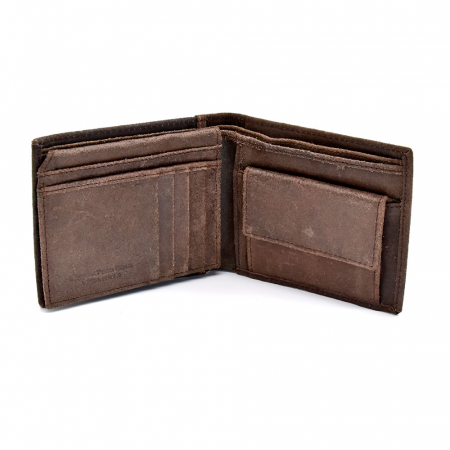 Portofel Pentru Barbati Polo Style Din Piele Naturala Cafenie [1]