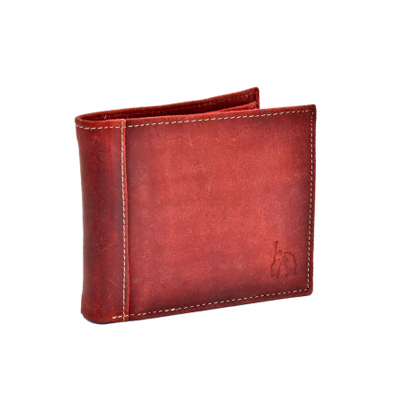 Portofel Polo Style Din Piele Naturala Visinie Pentru Barbati [0]