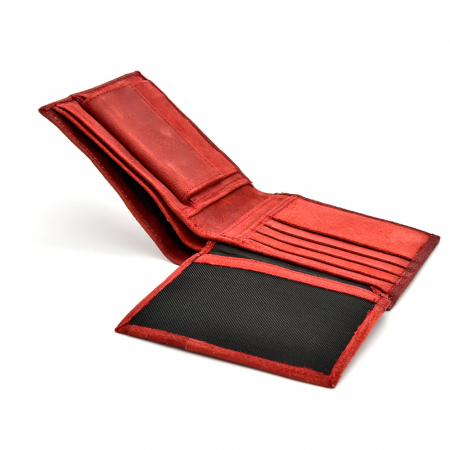 Portofel Polo Style Din Piele Naturala Visinie Pentru Barbati [2]