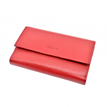 Portofel Valentini Din Piele Naturala Rosu [0]