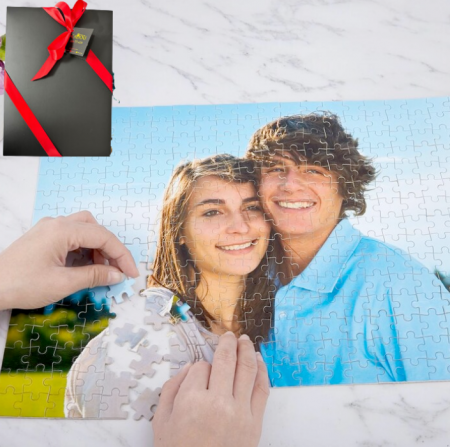 Cadouri pentru Mama - Puzzle personalizat cu o poză sau text pentru Valentine's Day  PZ001