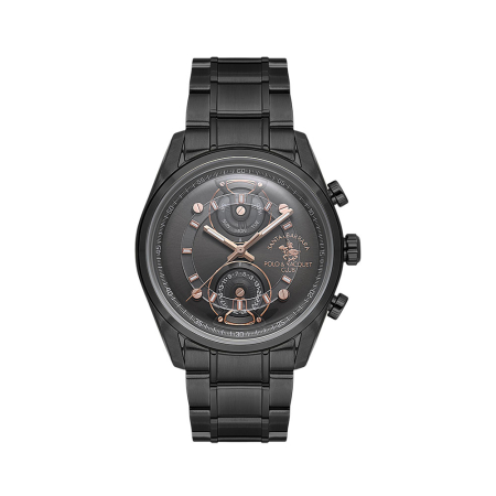 Ceasuri - Santa Barbara Polo Legend - Ceas Barbatesc Quartz Antracit SB.1.10666-5