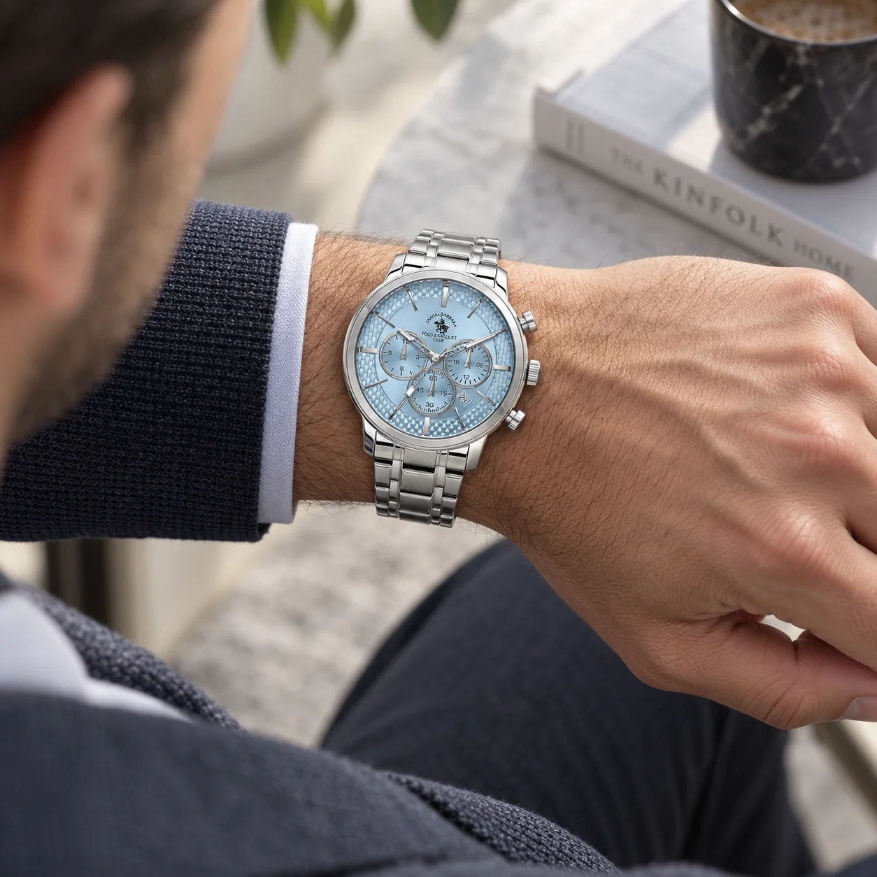 Santa Barbara Polo Legend - Ceas Barbatesc Quartz Argintiu SB.4.10046-4 [2]