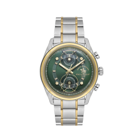 Ceasuri - Santa Barbara Polo Legend - Ceas Barbatesc Quartz Auriu SB.1.10666-4