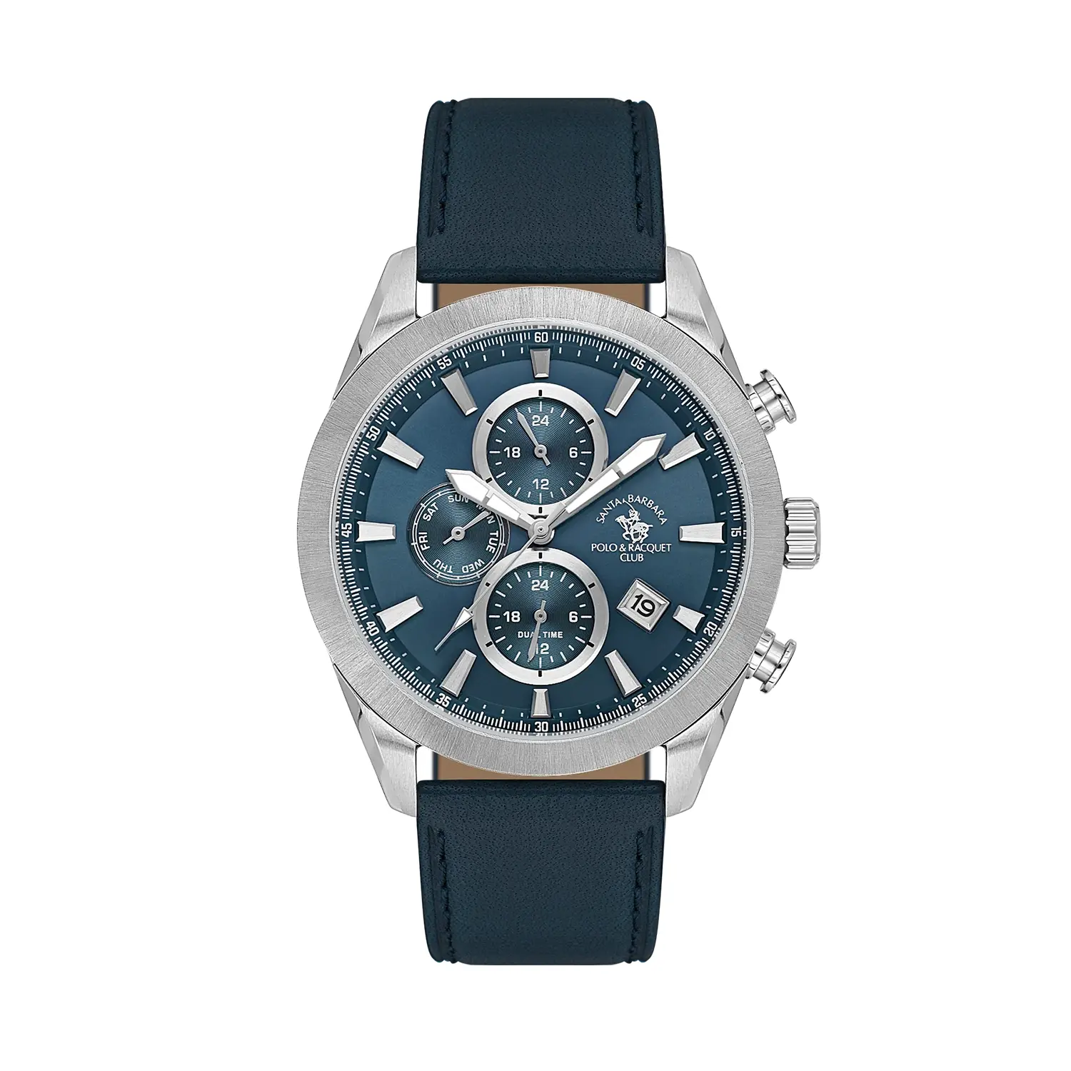Ceasuri si Ochelari - Santa Barbara Polo Legend - Ceas Barbatesc Quartz Bleumarin SB.1.10701-2