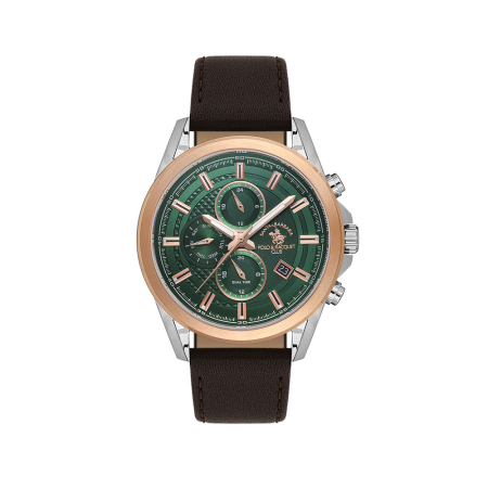 Ceasuri - Santa Barbara Polo Legend - Ceas Barbatesc Quartz Maro SB.1.10676-4