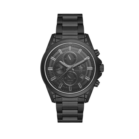 Ceasuri - Santa Barbara Polo Legend - Ceas Barbatesc Quartz Negru SB.1.10675-6