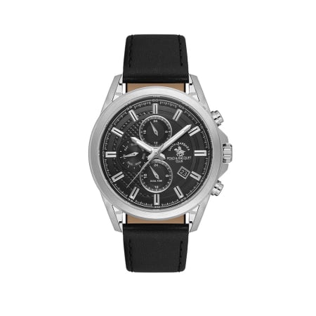 Ceasuri - Santa Barbara Polo Legend - Ceas Barbatesc Quartz Negru SB.1.10676-1