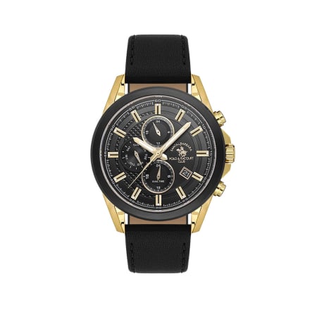 Ceasuri - Santa Barbara Polo Legend - Ceas Barbatesc Quartz Negru SB.1.10676-5