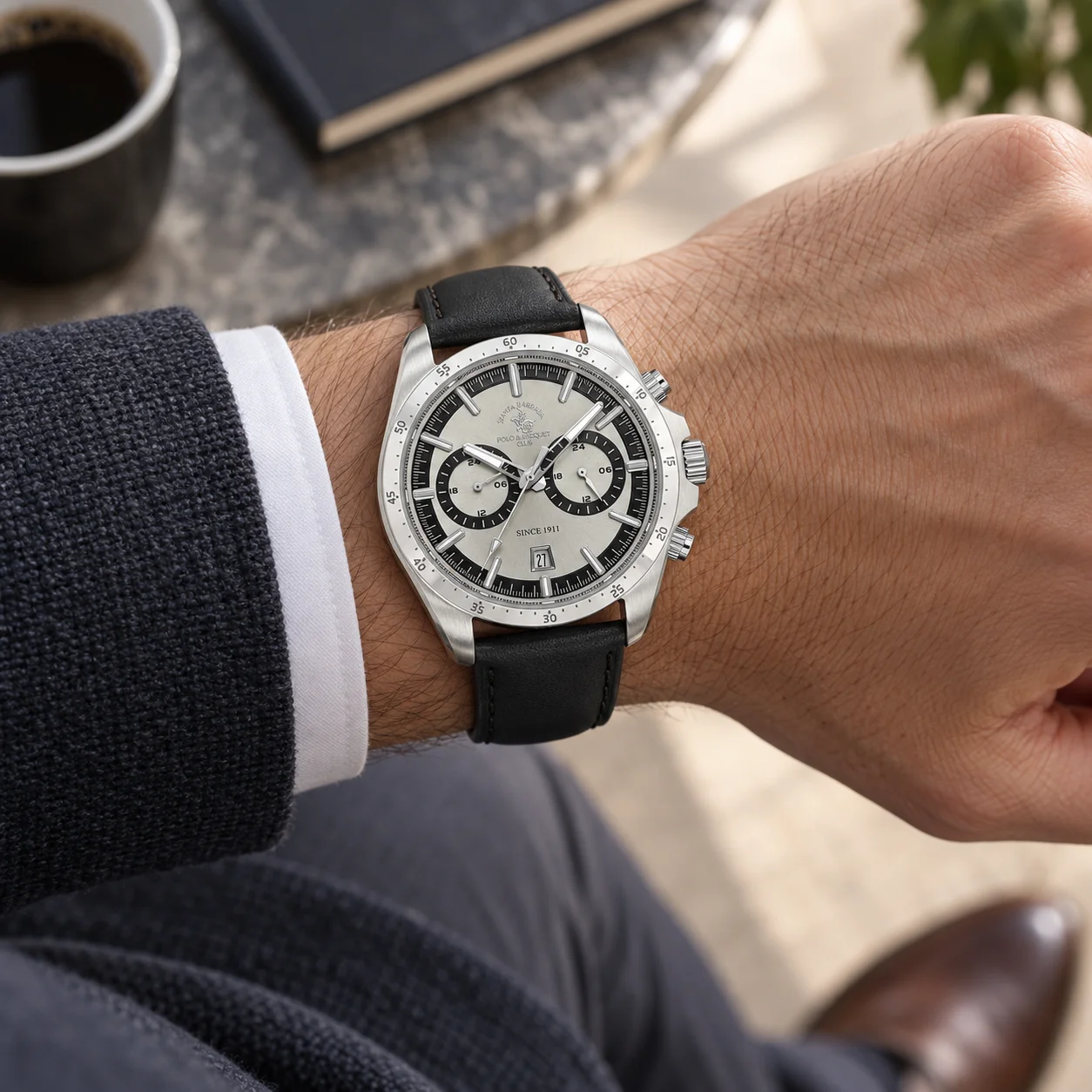 Santa Barbara Polo Legend - Ceas Barbatesc Quartz Negru SB.1.10699-1 [2]
