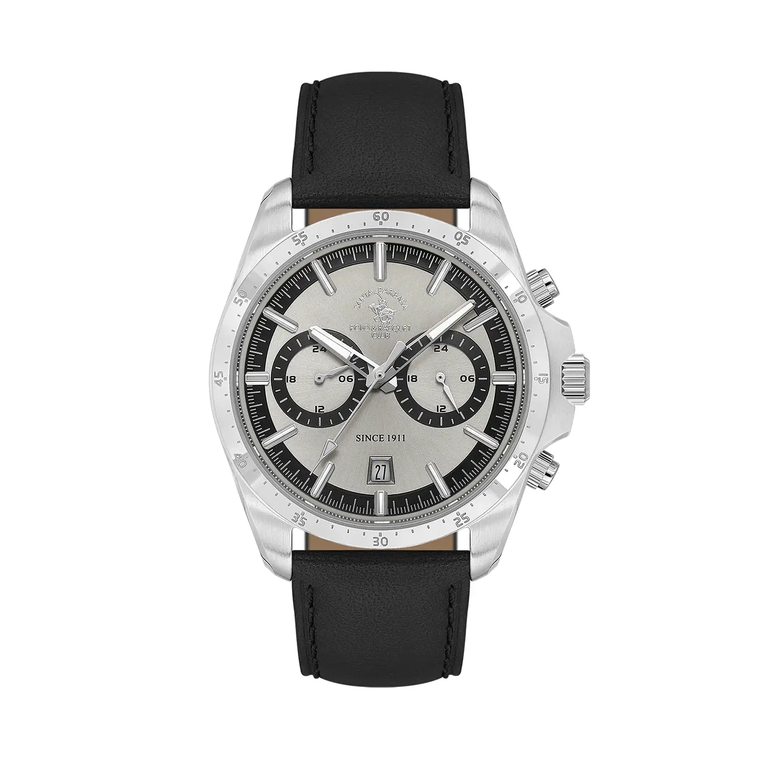 Ceasuri si Ochelari - Santa Barbara Polo Legend - Ceas Barbatesc Quartz Negru SB.1.10699-1