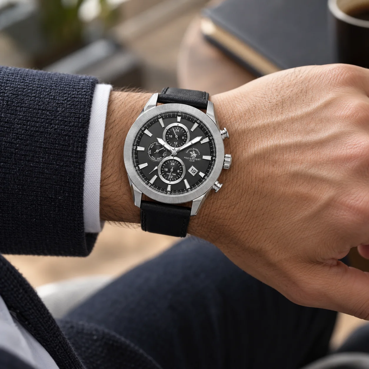 Santa Barbara Polo Legend - Ceas Barbatesc Quartz Negru SB.1.10701-1 [2]