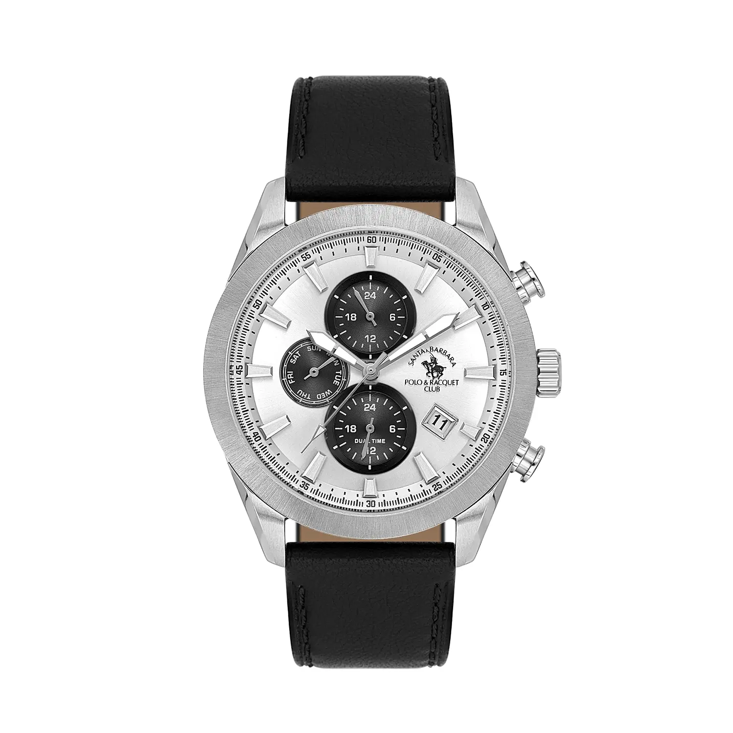 Ceasuri si Ochelari - Santa Barbara Polo Legend - Ceas Barbatesc Quartz Negru SB.1.10701-6